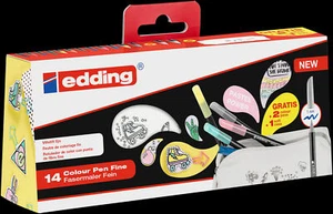 Fasermaler 1200 BTS colourpen, 1 mm, Sortiert, 14er Set Edding Edding 1200-14... - Picture 1 of 1