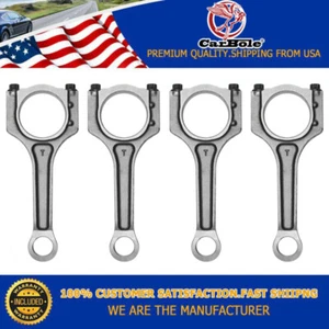 2.0L Turbo Connecting Rods 4 PCS For Hyundai Genesis Santa Fe Kia Optima Sorento - Picture 1 of 17