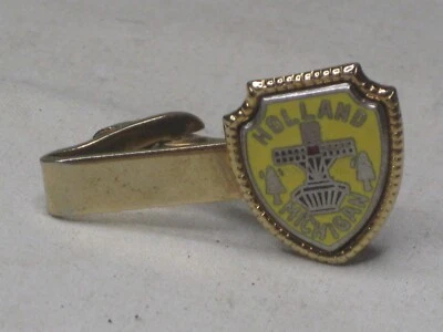 Clip de bufanda vintage HOLLAND MICHIGAN recuerdo metal esmalte Foto 1 de 4