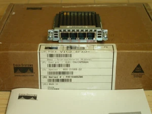 NEU Cisco VIC2-4FXO Foreign Exchange Office Voice Card Karte NEW OPEN BOX - Bild 1 von 1