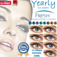1 PAIR Fresh Coloured Contact Lenses Kontaktlinsen color contacts lens lentilles