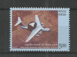 India 2012 Airborne Warning & Control Systems AWACS Aviation aircraft stamp - Picture 1 of 2