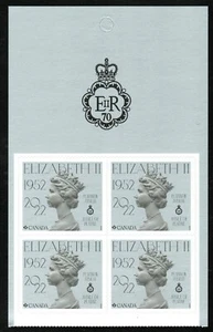 Canada sc#3318 Elizabeth II Platinum Jubilee, Block of 4 from Booklet, Mint-NH - Picture 1 of 2