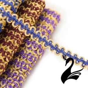 Braid Trim 15mm - Classic Woven Gimp - Style 8121 (Price per 1m) - Dance Cost... - Picture 1 of 10