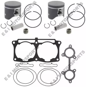 Polaris Indy XC 850 SPI Dual Ring Pistons Top End Rebuild Kit Gaskets Std 85mm - Picture 1 of 24