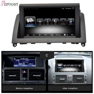 Android 12.0 Car Video Player for Benz C-W204 2007-2011 Carplay DSP GPS FM Radio - Picture 1 of 19