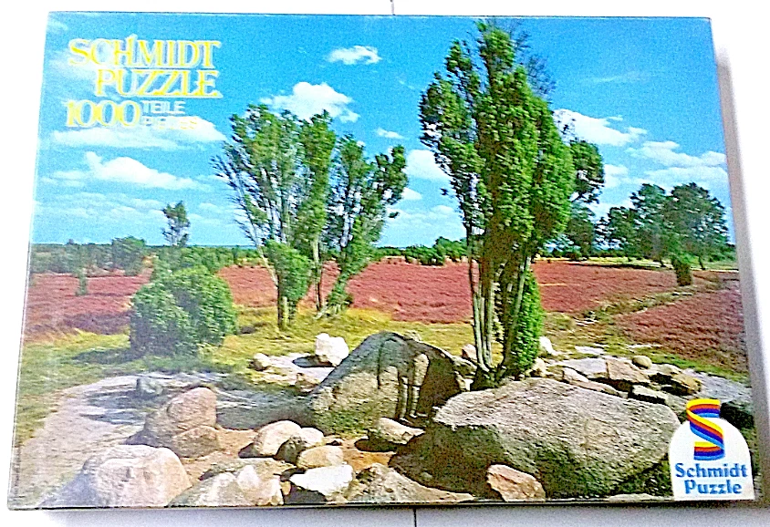 PUZZLE 1000 PEZZI "REGIONE DI LUNEBURG" SIGILLATO 73x52 cm BY SCHMIDT '80s RARE - Immagine 1 di 1