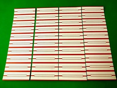 100 St. Titel-schilder/streifen für RockOla-Wurlitzer-NSM - Musikboxen-Jukeboxen - Bild 1 von 3