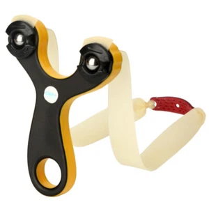 Sports Slingshot Hunting Slingbow Archery Catapult Flat/Round Rubber Band Target - Picture 1 of 6