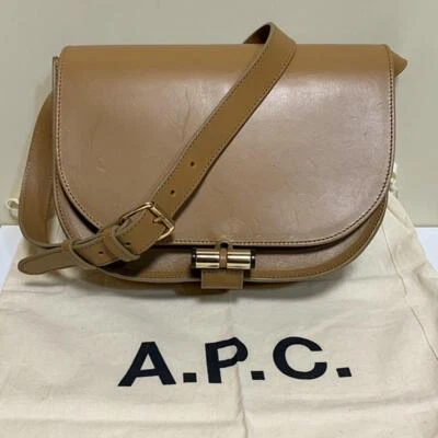 A.P.C. Leather Shoulder Bag Half Moon Women Limited Edition French fashion Minim - Image 1 of 4
