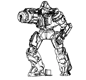 Thunder THR-1L | CGL 1:265 Escala Battlemech | Battletech Miniatura - Imagen 1 de 1