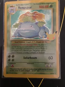 Venusaur - 15/102 - Holo Foil - Celebrations Set - Mint Condition - Pokemon Card - Picture 1 of 2