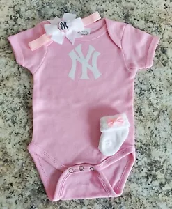 Yankees neonato/bambina vestiti yankees regalo bambino yankees baseball regalo bambino - Foto 1 di 3