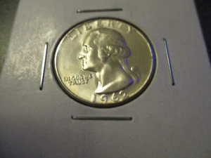 1962 Washington Quarter BU - Picture 1 of 2