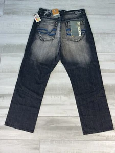 AKADEMIKS VERNICE VOCE JEANS COLORE NERO SBIADITO RN.0100964 nuova con etichette rara! - Foto 1 di 15