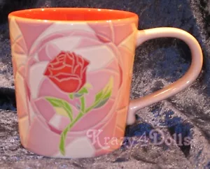 Disney Designer Doll Collection Art of Belle Rose Mug Beauty and Beast - Picture 1 of 3