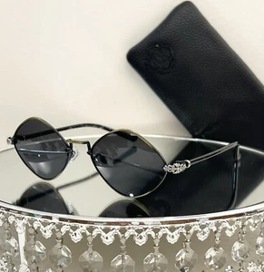 Chrome Hearts Cross Diamond Dog Vintage Frame Aviator Sunglasses 56-21-145 - Picture 1 of 3