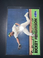 Rickey Henderson #133 Oakland A’s Athletics, 1999 Fleer Tradition