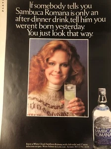 1982 SAMBUCA ROMANA Liquor Original Magazine Ad - Picture 1 of 1