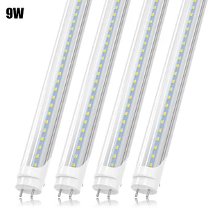 4Pcs G13 2FT 9W T8 LED Tube Light Bulbs 24'' F20T12 LED Shop Lights 5000K Garage - Picture 1 of 10
