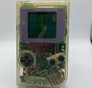 Nintendo game boy classic trasparente FUNZIONANTE console spedizione rapida - Foto 1 di 5