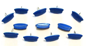Metal Brads DOG BOWL Azul *** Lote de 50 - Imagen 1 de 2