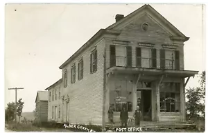 RPPC NY Adirondacks Alder Creek Tienda y Oficina de Correos Condado de Oneida - Imagen 1 de 2