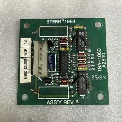 Untested Stern 1984 Tba – 1000 Pcb Board ARCADE Game Parts b27 - Image 1 of 3