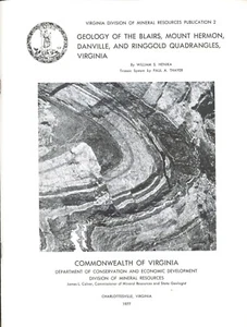 Geology of the Blairs, Mount Hermon, Danville and Ringgold Quadrangles, Virginia - Picture 1 of 1