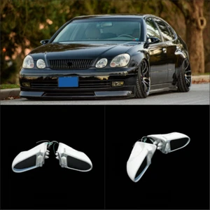 For 98-04 GS300 430 S160 Toyta Aristo JZS161 RHD Fiberglass Aero Mirror Rearview - Picture 1 of 8