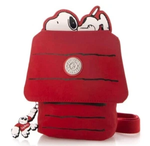 Kipling X Peanuts SNOOPY Red House Bag Crossbody Schultertasche Neu ohne Etikett JAPAN - Bild 1 von 2