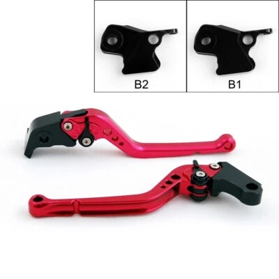 Long Brake Clutch Levers For BMW K1600 K 1200 1300 S/R/GT R1200R/S/GS Red H0 Foto 1 de 4