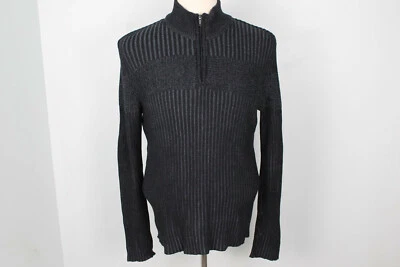 Suéter Pullover American Rag Para Hombre 1/4 Cremallera Tejido Acanalado 100% Algodón Talla S Foto 1 de 4