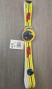 Cintura regolabile vintage 1990 Walt Disney DICK TRACY Lee anni 90 fibbia bambino - Foto 1 di 9