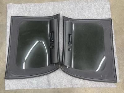 1993-2002 Chevy Camaro Pontiac Firebird Black Roof Glass T-Top Pair OEM W/ KEYS - Image 1 of 4