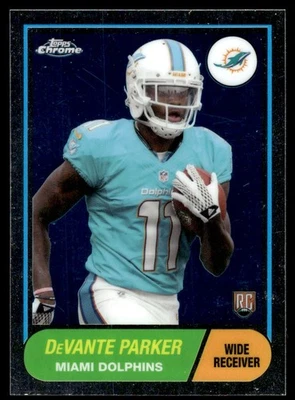 2015 Topps Chrome 60th Anniversary Rookies DeVante Parker Rookie Miami Dolphins - Image 1 of 2