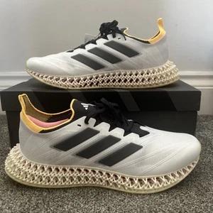 ADIDAS 4DFWD 4 M 4D ZAPATILLAS RUNNING HOMBRE BLANCO/GRIS/AMARILLO IE5863 UK 9.5 - Imagen 1 de 10