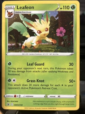Leafeon SWSH191 SWSH: Sword & Shield Promo Cards Holo - Image 1 of 2