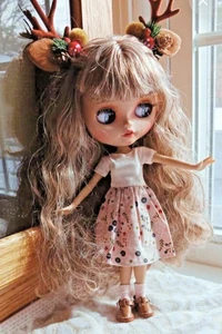 Muñeca NEO Blythe Rubia Mezcla Gris ÚNICA Cara Mate Bronceada Piel Labios Abiertos Articulación Cuerpo - Imagen 1 de 24