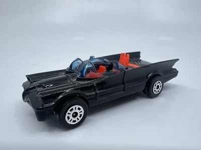 1976 Corgi Juniors Batmobile w/ Batman 1:64 Scale Toy DC Comics Vintage Car - Image 1 of 4