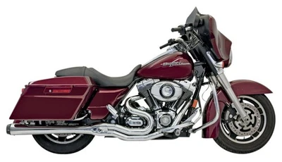 Tubo de escape Bassani Road Rage Mega Power 2 1 cromado Harley Touring Bagger 95-16 Foto 1 de 2