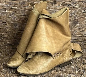 Carel Paris Leather Boots Thigh High Wrap Around Women’s Sz US 5.5 Made Italy - Picture 1 of 17