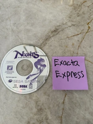 Nights Into Dreams - Sega Saturn - No para reventa - SOLO DISCO, probado/funciona Foto 1 de 3