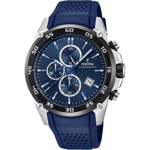 Reloj Hombre Festina The Originals Cronógrafo Esfera Azul Cuarzo 100M F20330-2 - Imagen 1 de 3