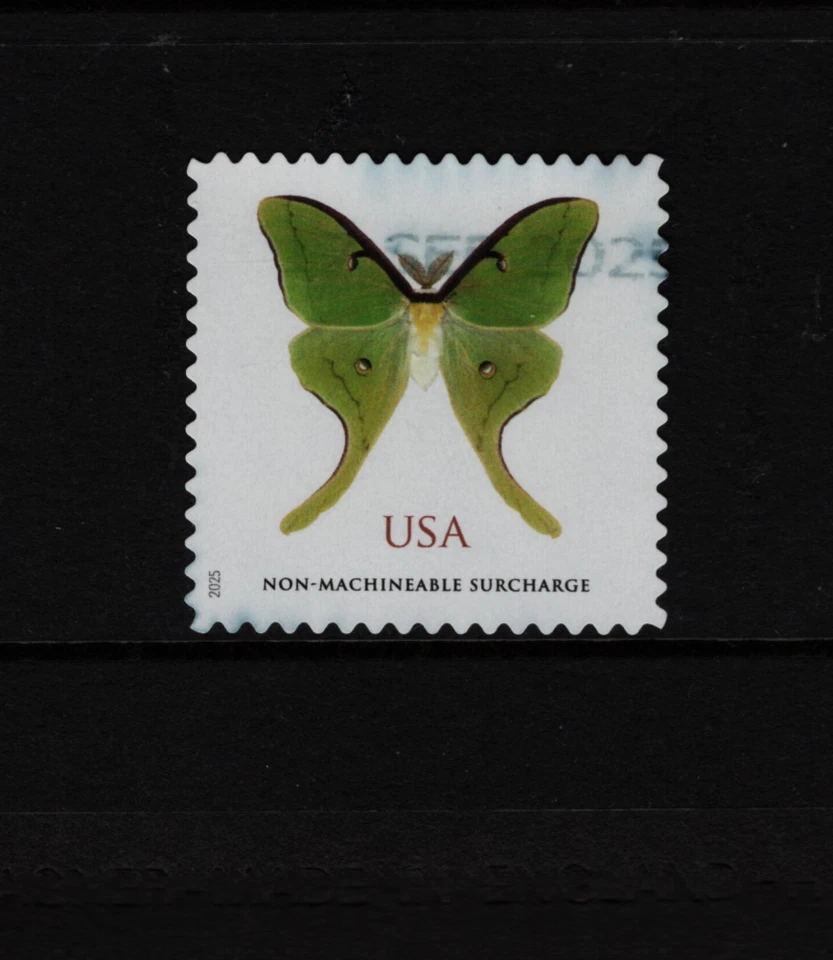 OFF paper #6031 Luna Moth (used set of 1)Non-Machinable_Forever 2025 – f436 - Image 1 of 1