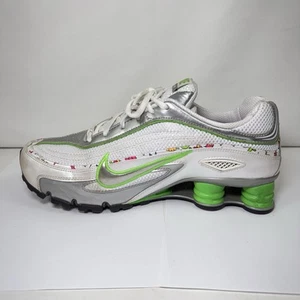 Womens Size 10 Nike Shox M1 Floral 347771-102 White Green Floral Running Shoes - Picture 1 of 12