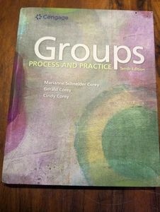 Groups Process and Practice 10th Edition Hardcover by Gerald Corey VG+ - Imagen 1 de 5