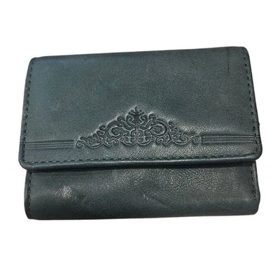 Vintage Princess Gardner Forest Green Tri-Fold Wallets Retro Minimalist Casual - Image 1 of 4