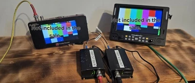 Juego de transmisor y receptor convertidor SDI a fibra óptica de un solo CH. Fibra LC Foto 1 de 4