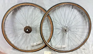 Normandy High Flange 27" Road Bike Wheel Set Freewheel OLW126/100 Fast Shipping! - Picture 1 of 24